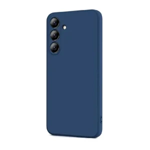 Woo case liquid silicone samsung a55 5g, blue