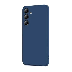 Чехол woo liquid silicone для samsung a55 5g, синий