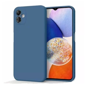 Чехол liquid silicone для samsung a05, синий Thumbnail 1