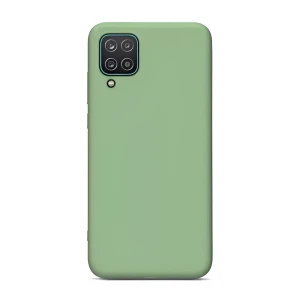 Helmet case liquid silicone samsung m12 4g, green