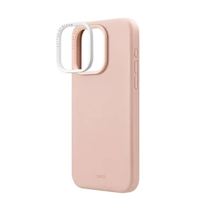 Uniq case for iphone 15 pro max hybrid magclik charging lino hue, pink Thumbnail 3