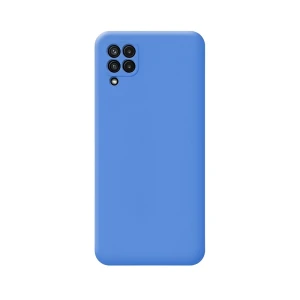 Helmet case liquid silicone samsung m22 4g, blue