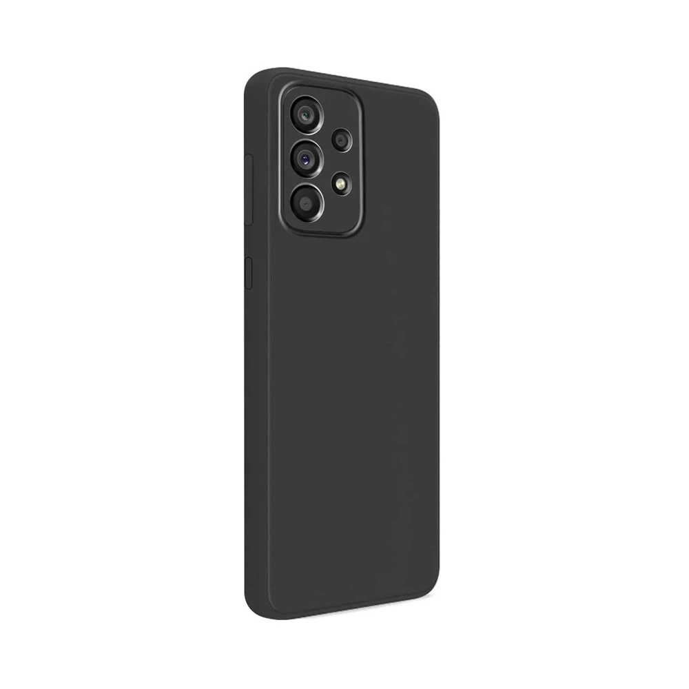 Чехол helmet case liquid silicone для samsung a73, черный 2