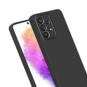 Чехол helmet case liquid silicone для samsung a73, черный Thumbnail 3