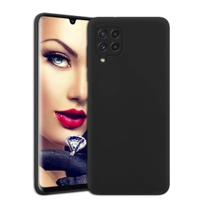 Чехол liquid silicone для samsung m22 4g, черный Thumbnail 2