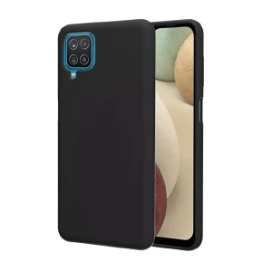 Helmet case liquid silicone samsung m12 4g, black