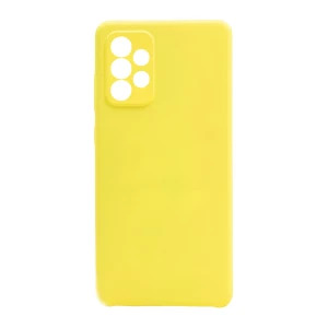 Helmet case liquid silicone samsung a72, yellow