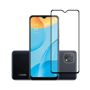 Защитное стекло diamond glass 4d для oppo a15/a15s/a16/a16s, черное