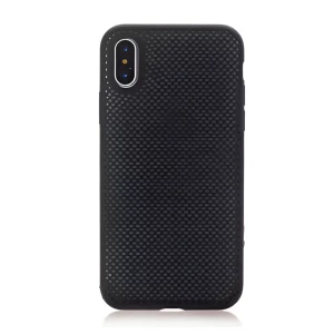 Helmet case liquid silicone grid iphone 11 pro, black