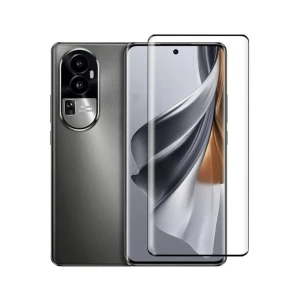 Защитное стекло helmet diamond glass 5d для oppo reno 10 5g/10 pro, черное