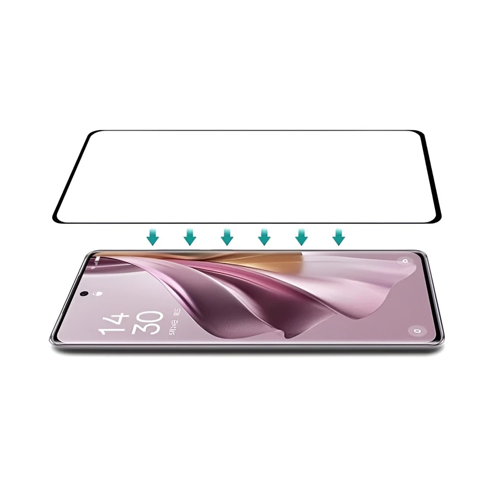 Helmet diamond glass 5d oppo reno 10 pro 5g, black 3
