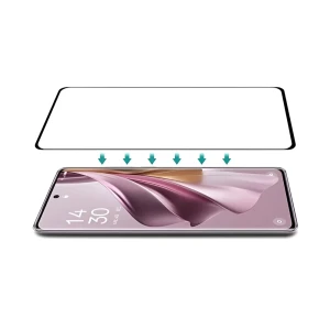 Helmet diamond glass 5d oppo reno 10 pro 5g, black Thumbnail 3