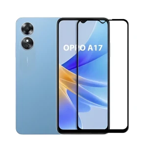 Защитное стекло diamond glass 5d для oppo a17, черное Thumbnail 2