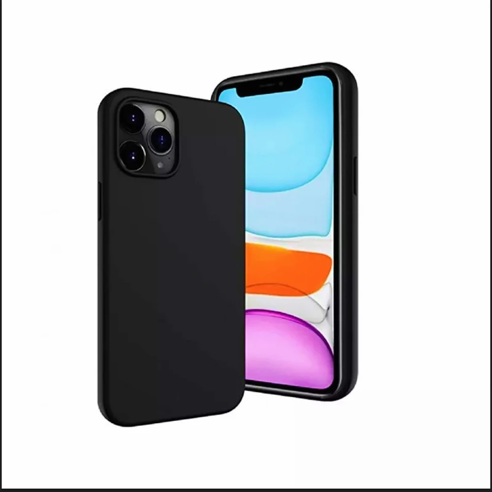 Helmet case liquid silicone iphone 12 pro max, black 2