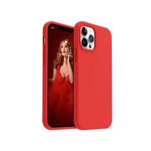 Helmet case liquid silicone iphone 12 pro, red Thumbnail 3