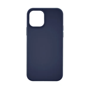 Helmet case liquid silicone iphone 12 pro, navy blue