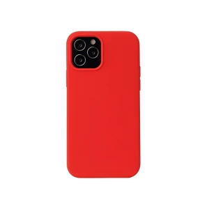 Helmet case liquid silicone iphone 12 pro max, red