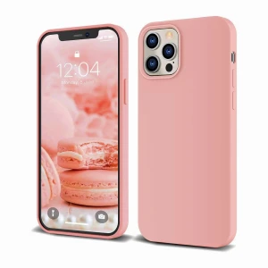 Helmet case liquid silicone iphone 12 pro max, rose Thumbnail 2