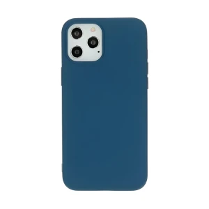 Чехол helmet liquid silicone для iphone 12 pro, синий