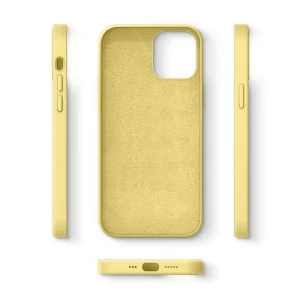 Helmet case liquid silicone iphone 12 pro, yellow Thumbnail 2