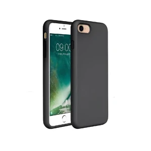Чехол helmet liquid silicone для iphone 7/8, черный