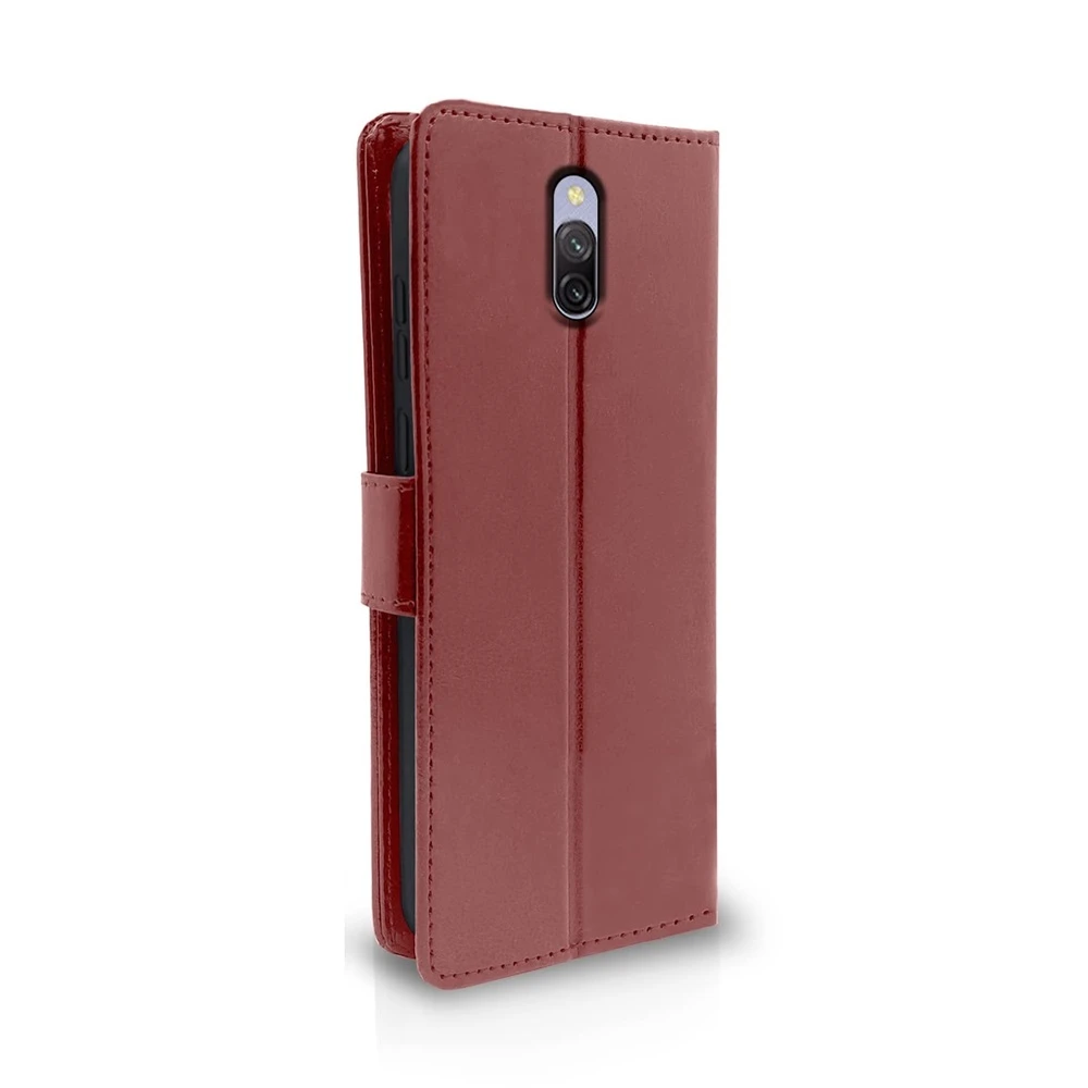 Чехол-книжка helmet case shell flip v2 для xiaomi redmi 8a, красный 2