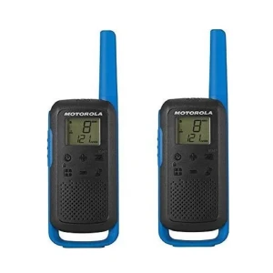 Motorola walkie-talkie talkabout t62, twin, 16 channels, 8km, blue/black