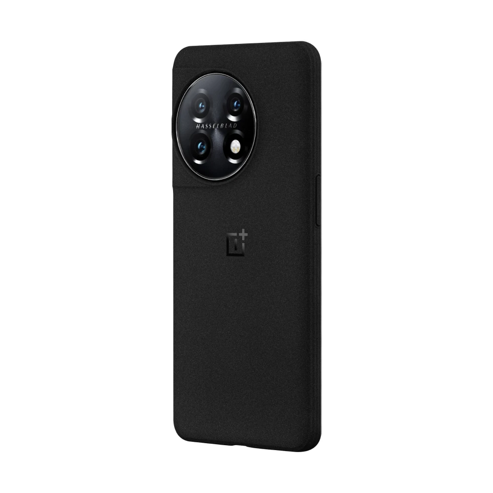 Oneplus case sandstone bumper oneplus 11, black 2
