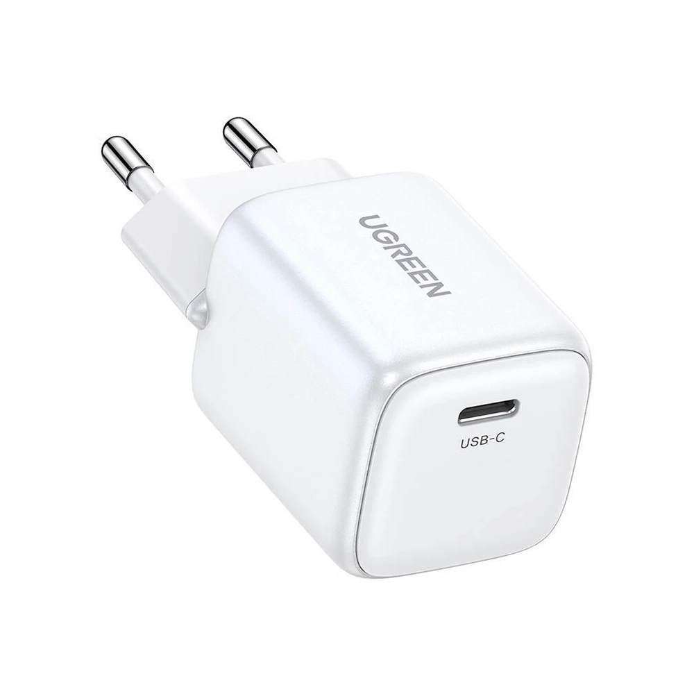 Ugreen nexode gan charger 1xtype-c 30w cd319, white 2