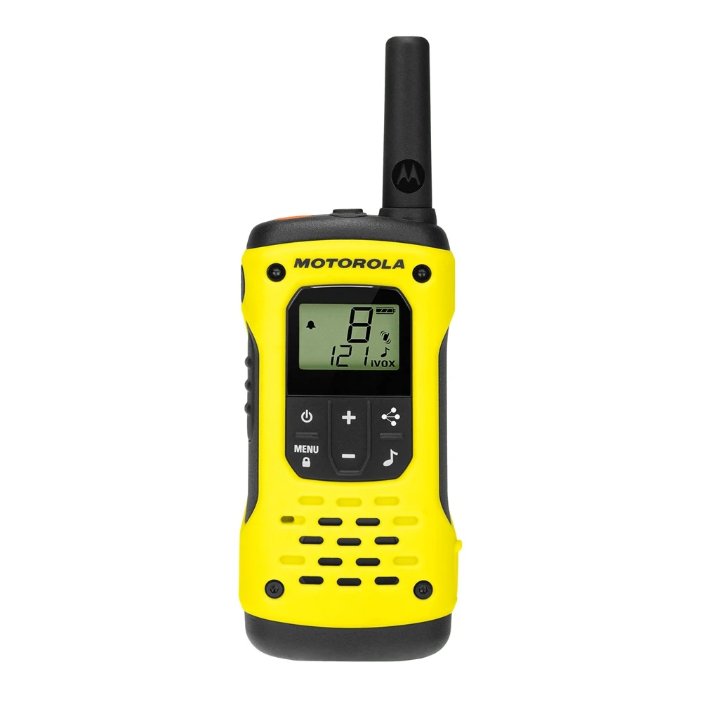 Motorola walkie-talkie talkabout t92 h2o, twin, ip67, 16 channels, 10km, yellow/black (2023 edition) 2