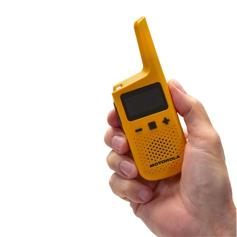 Motorola walkie-talkie talkabout t72, twin, ip54, 16 channels, 8km, yellow 3