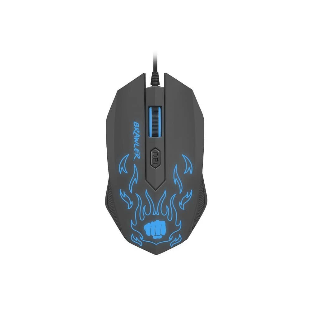 Fury mouse brawler, 1600 dpi, optical, illuminated 3