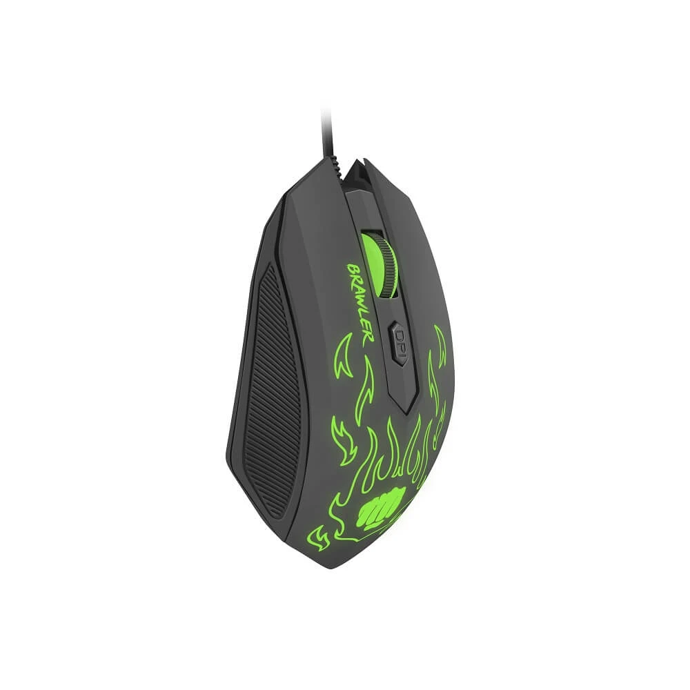 Fury mouse brawler, 1600 dpi, optical, illuminated 2