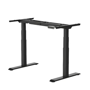 Flexispot adjustable desk et223, black (2 motors, capacity:125kg,height adj: 58cm-123cm,desk top width:110cm-180cm,speed: 32mm/s),(without table top) Thumbnail 2