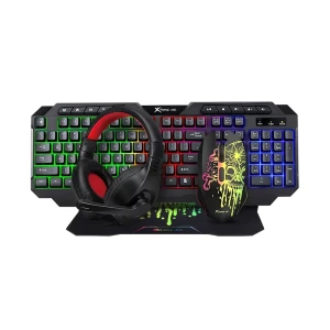 Xtrike me combo keyboard+mouse+mousepad+headset cmx-415 gaming kit rgb
