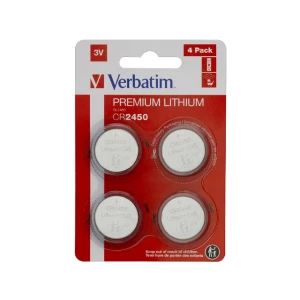 Батарейки verbatim cr 2450 3v 4 шт. в блистере