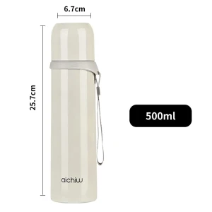 Aichiw thermos ai-d78b 500 ml, white Thumbnail 2