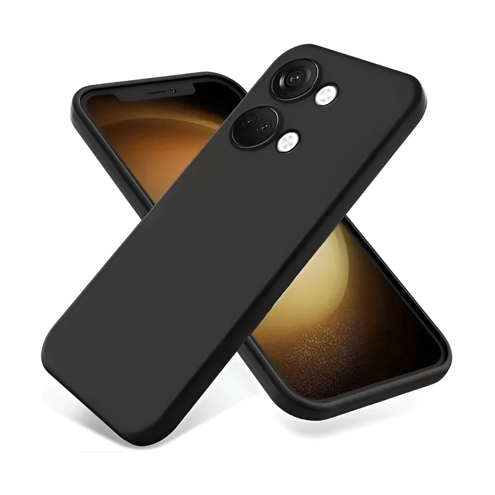 Helmet case liquid silicone oneplus nord 3, black 2