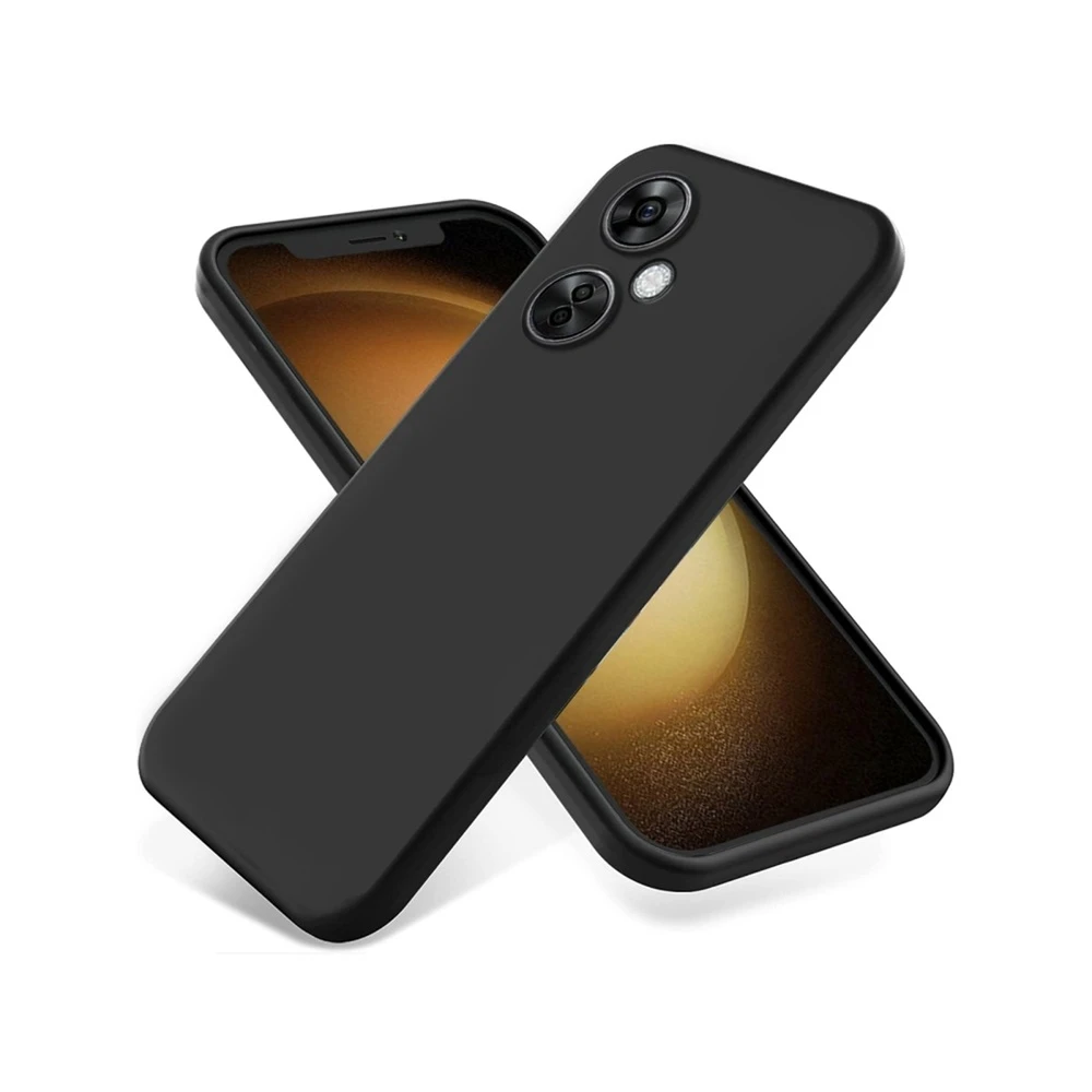 Helmet case liquid silicone oneplus ce3 lite, black 3