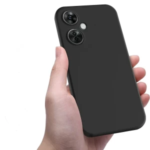 Helmet case liquid silicone oneplus ce3 lite, black Thumbnail 2
