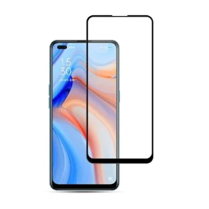 Защитное стекло diamond glass 4d для oppo reno 3 pro, черное