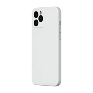 Baseus case liquid silicone gel protective iphone 12 pro, white Thumbnail 2