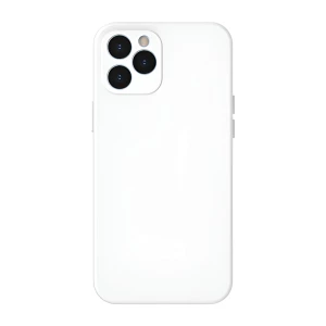 Baseus case liquid silicone gel protective iphone 12 pro, white