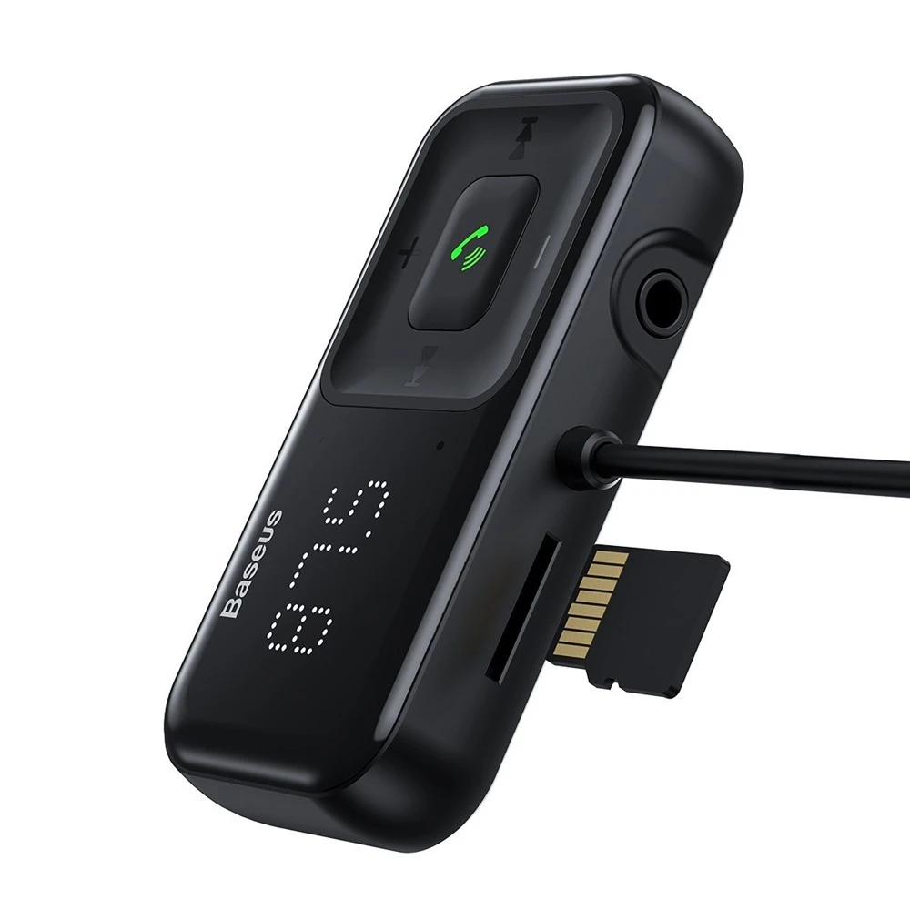 Автомобильное зарядное устройство baseus mp3 typed s-16 2xusb 3.1a, черное 2
