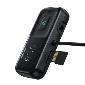 Автомобильное зарядное устройство baseus mp3 typed s-16 2xusb 3.1a, черное Thumbnail 2