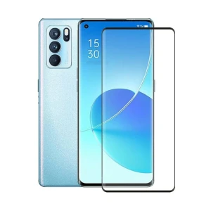 Защитное стекло diamond glass 4d для oppo reno 6 pro 5g, черное