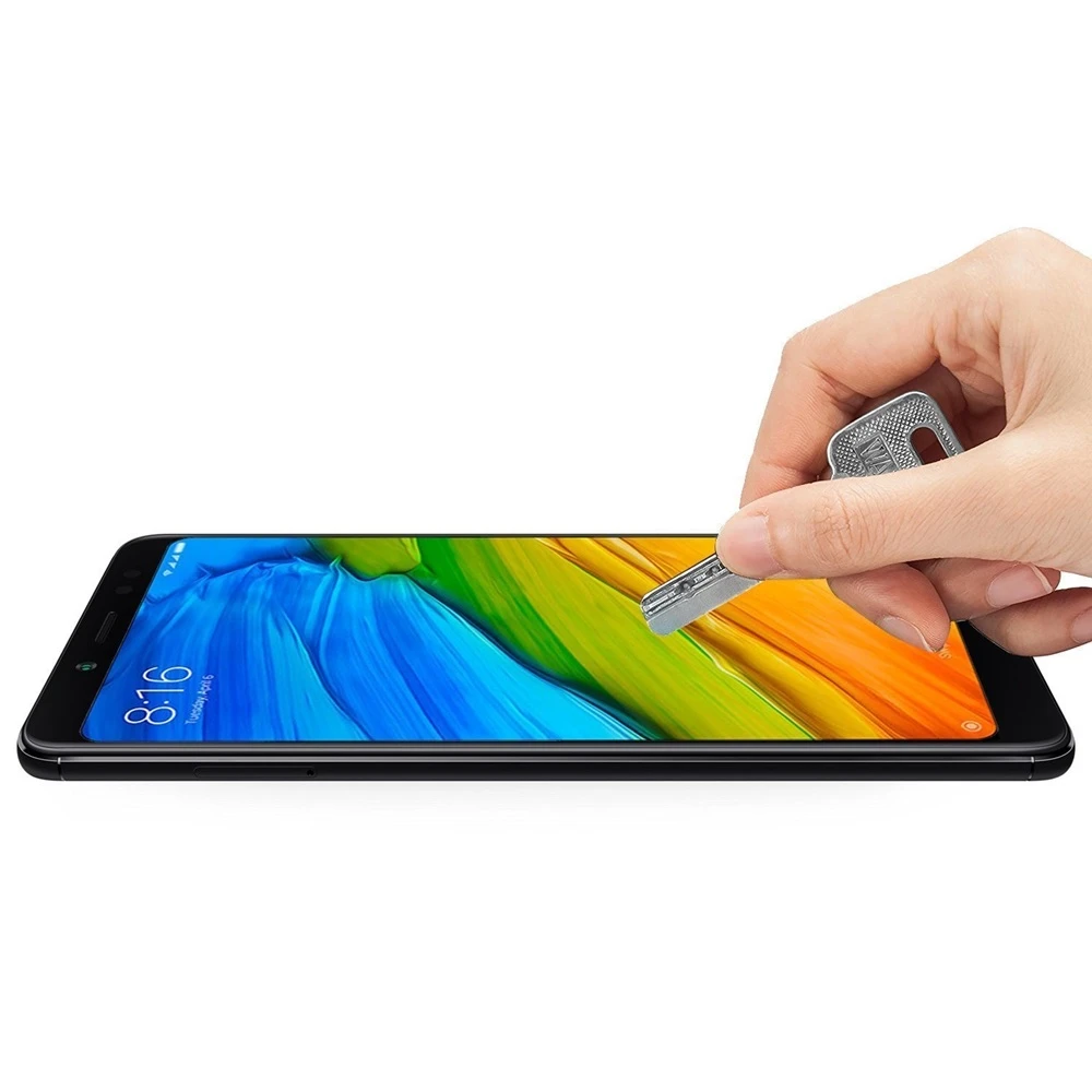 Helmet glass full coverage 2.5d frame xiaomi redmi 5, black 3