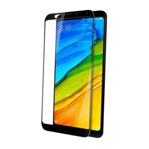 Helmet glass full coverage 2.5d frame xiaomi redmi 5, black Thumbnail 2