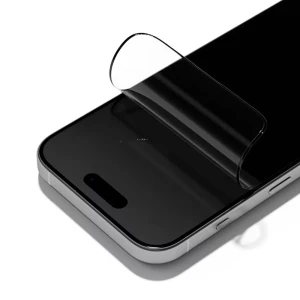 Rhinoshield 3d impact screen protector for iphone 15 pro alignment frame, clear Thumbnail 2