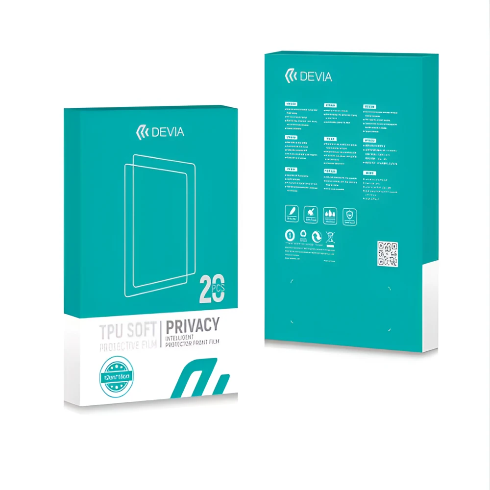 Devia intelligent tpu soft privacy protector передняя пленка 0,18 мм (20 шт.) 3